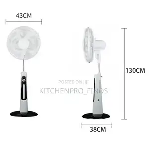 Electric and Solar Fan(Rechargeable)
