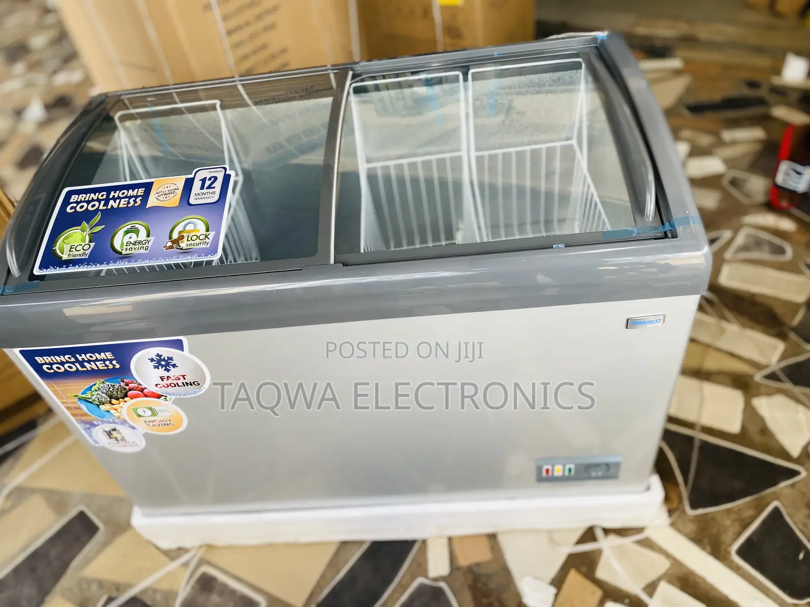 Display Nasco Chest Freezer 239 Liters