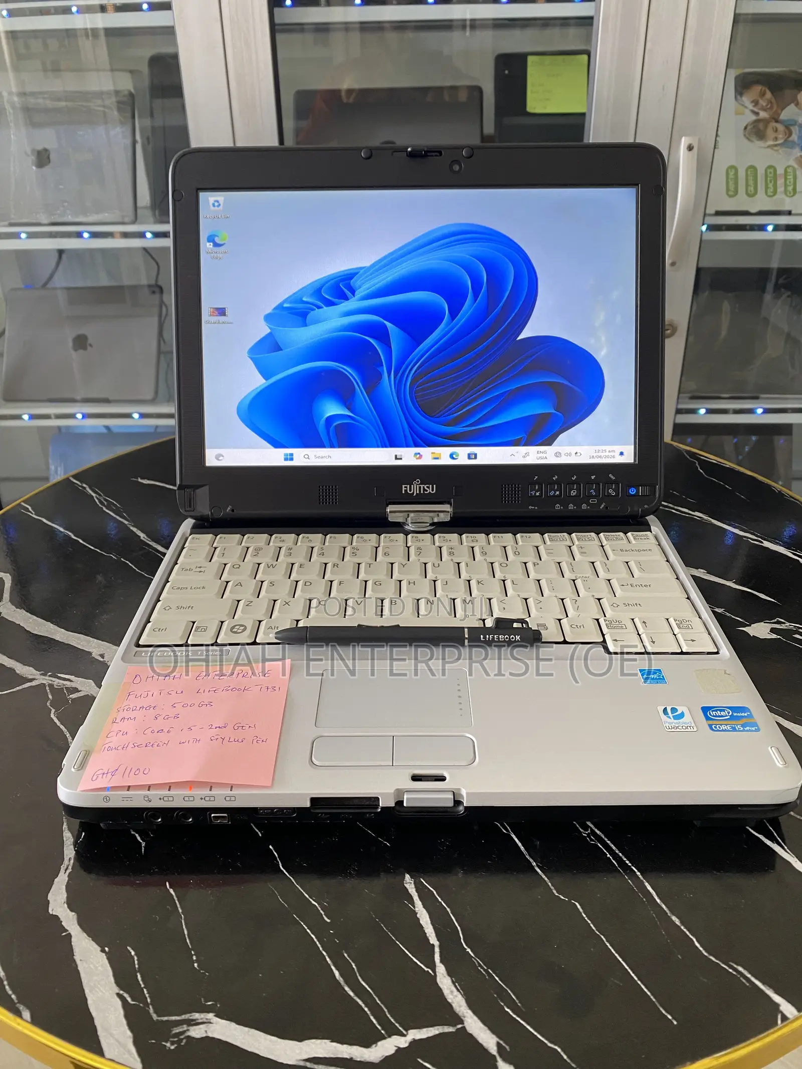 Laptop Fujitsu Lifebook T731 8GB Intel Core i5 HDD 500GB