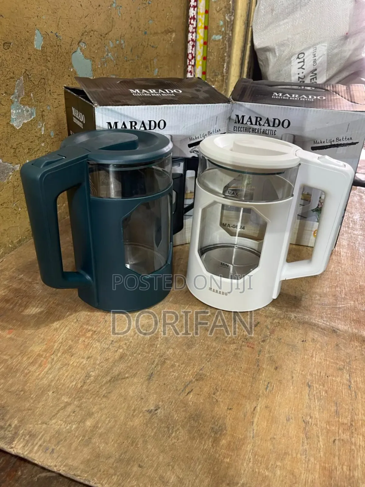 Transparent/Glass Kettle Marado