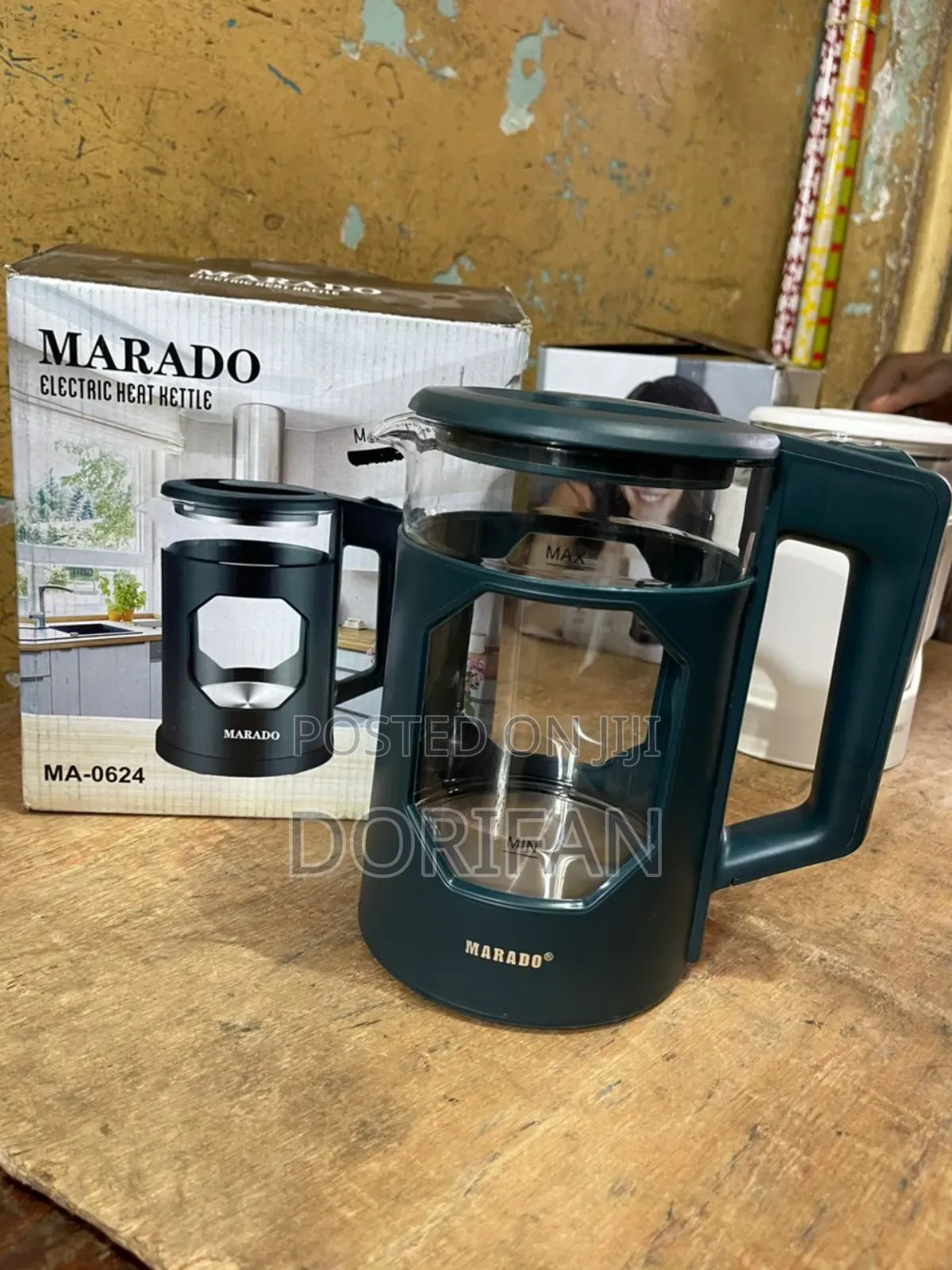 Transparent/Glass Kettle Marado
