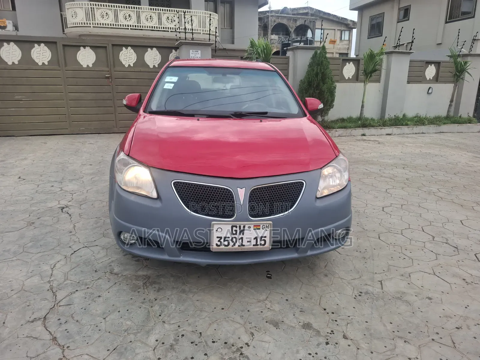 Pontiac Vibe 2007 Red