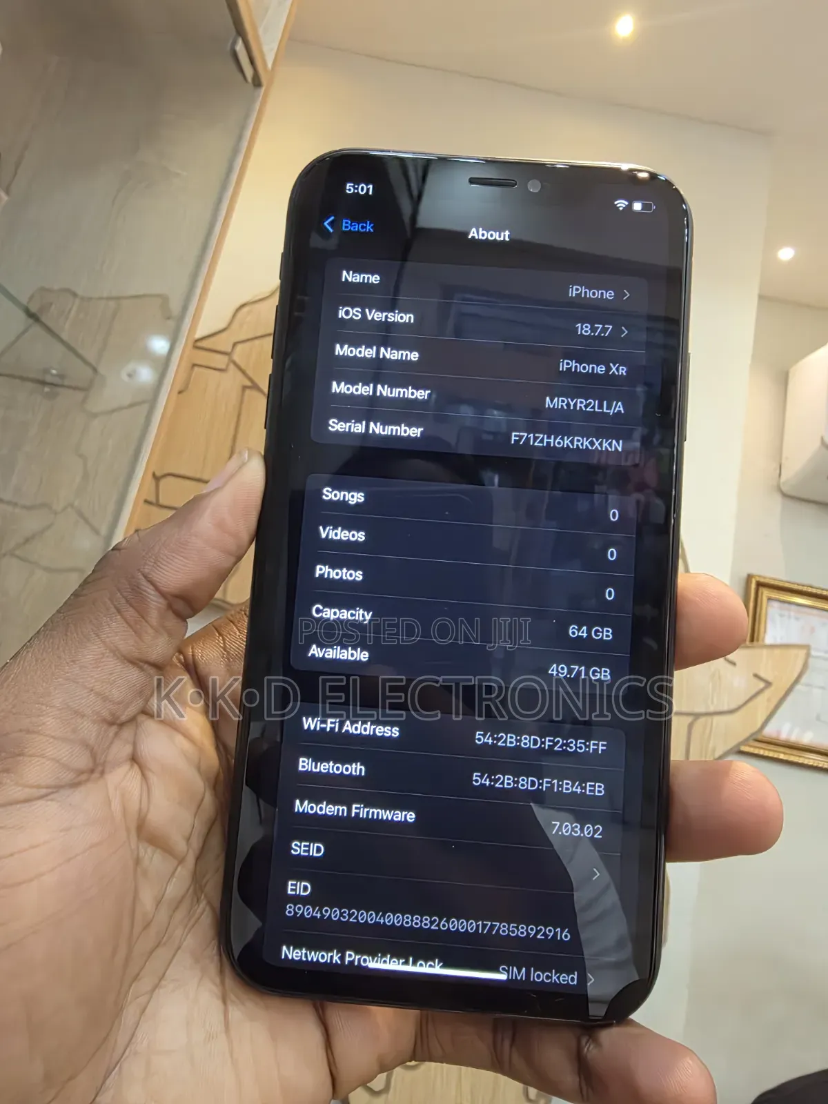 Apple iPhone XR 64 GB Black