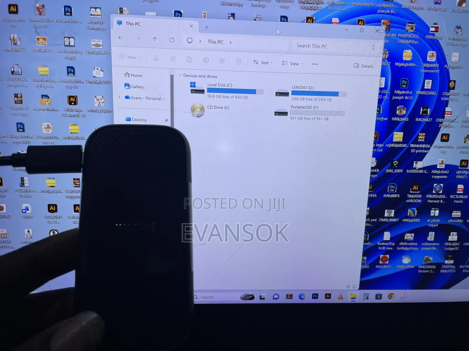 Sandisk SSD External Hard Drive 2 Tb