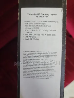 Laptop HP Victus 15 16GB Intel Core i7 SSD 1T