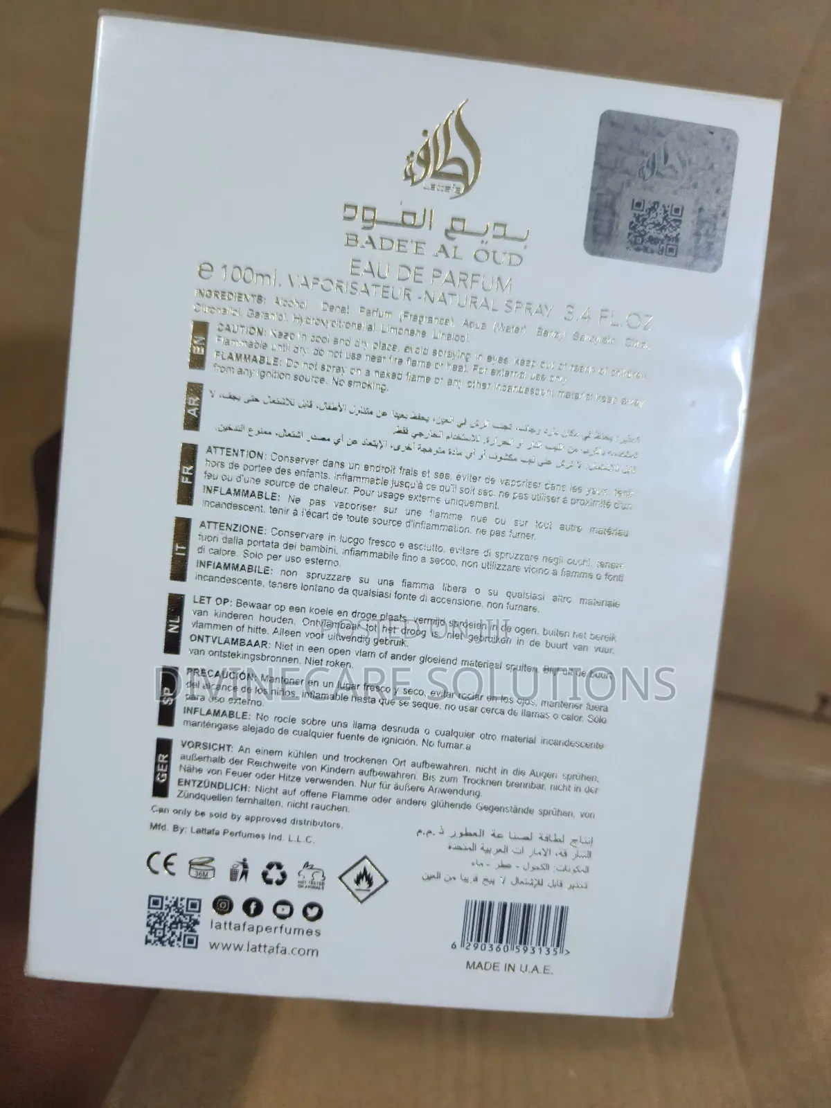 Honor and Glory Lattafa Perfume