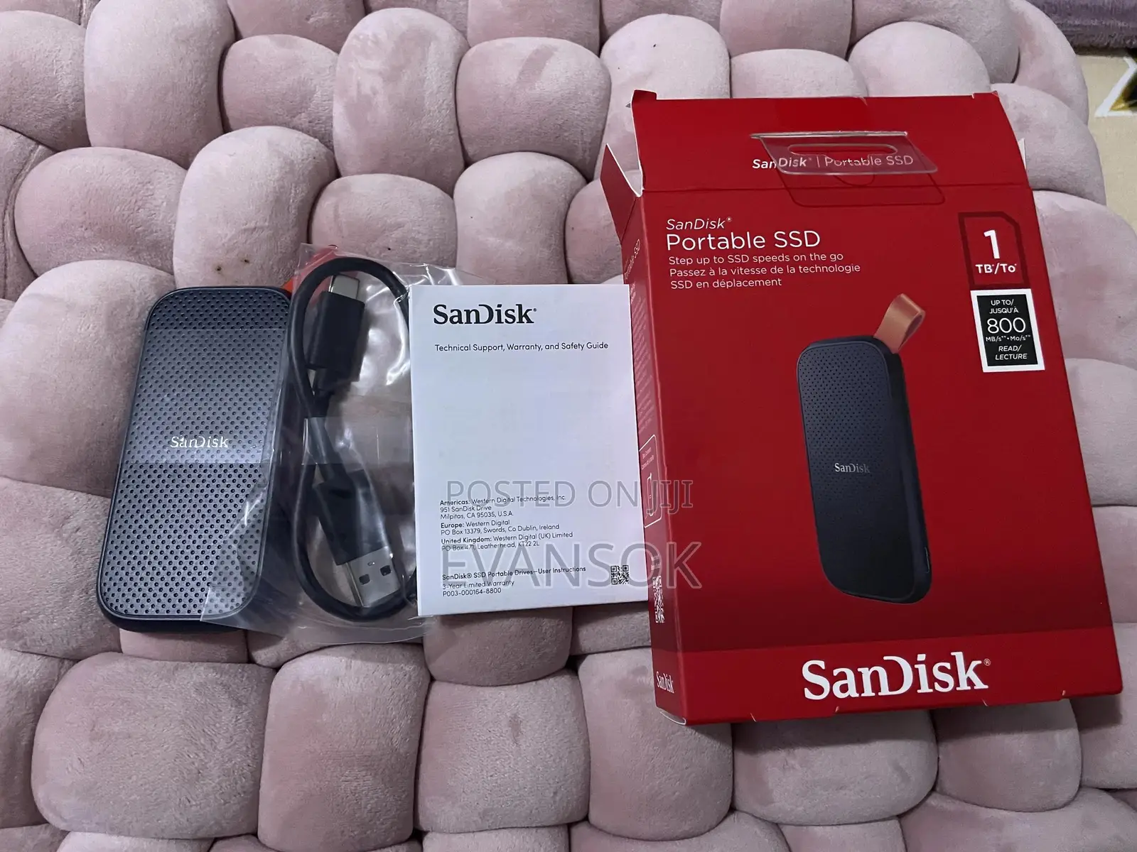 Sandisk SSD External Hard Drive 2 Tb