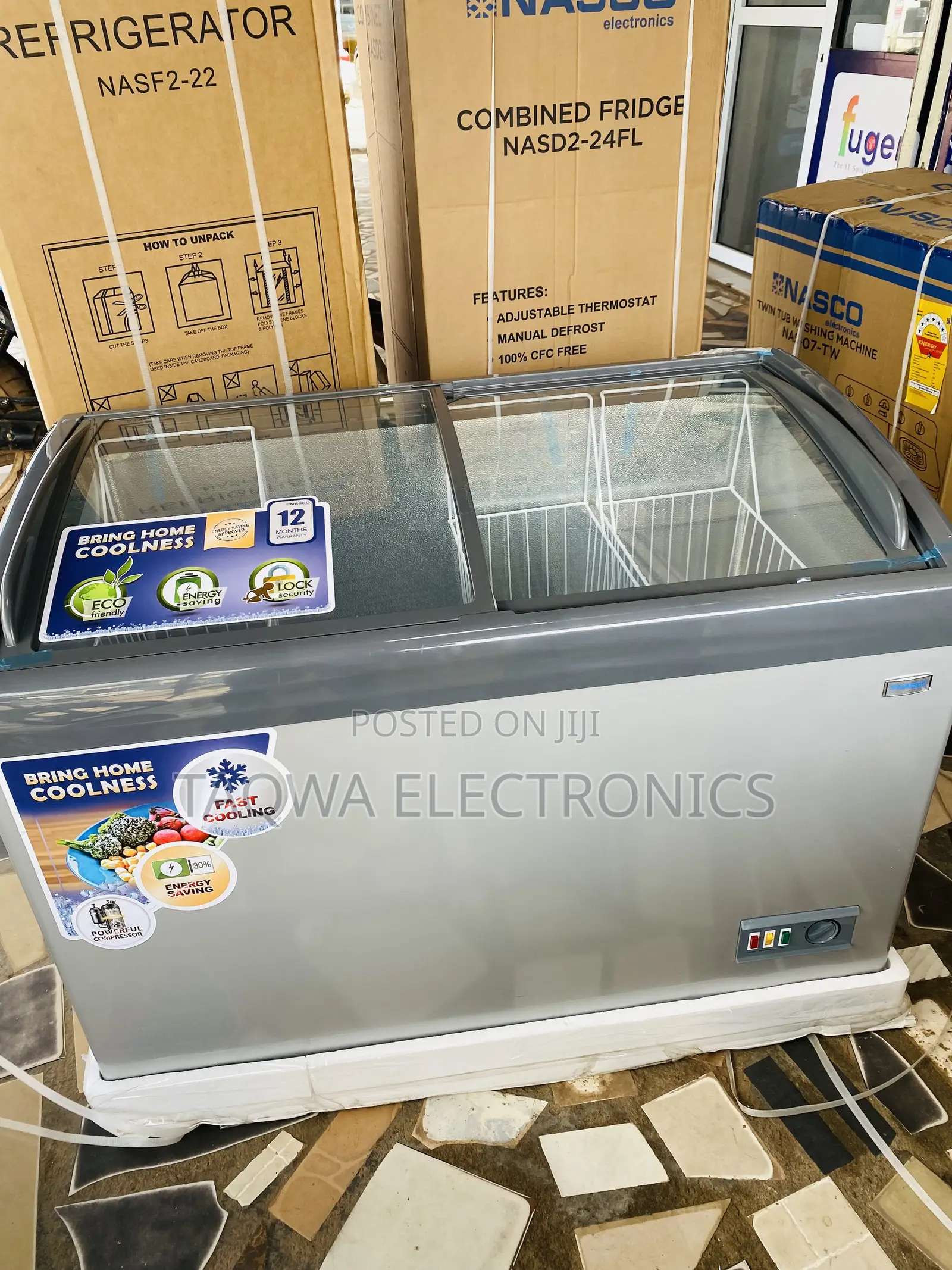 Quality Display Chest Freezer Nasco 239 Ltrs