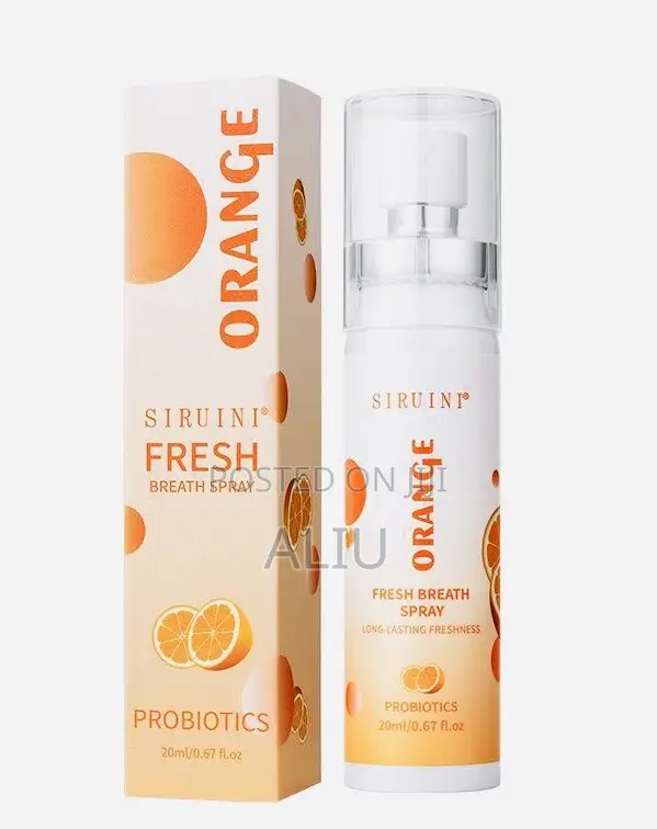 20ml Portable Fresh Breath Mouth Spray - Alcohol-free