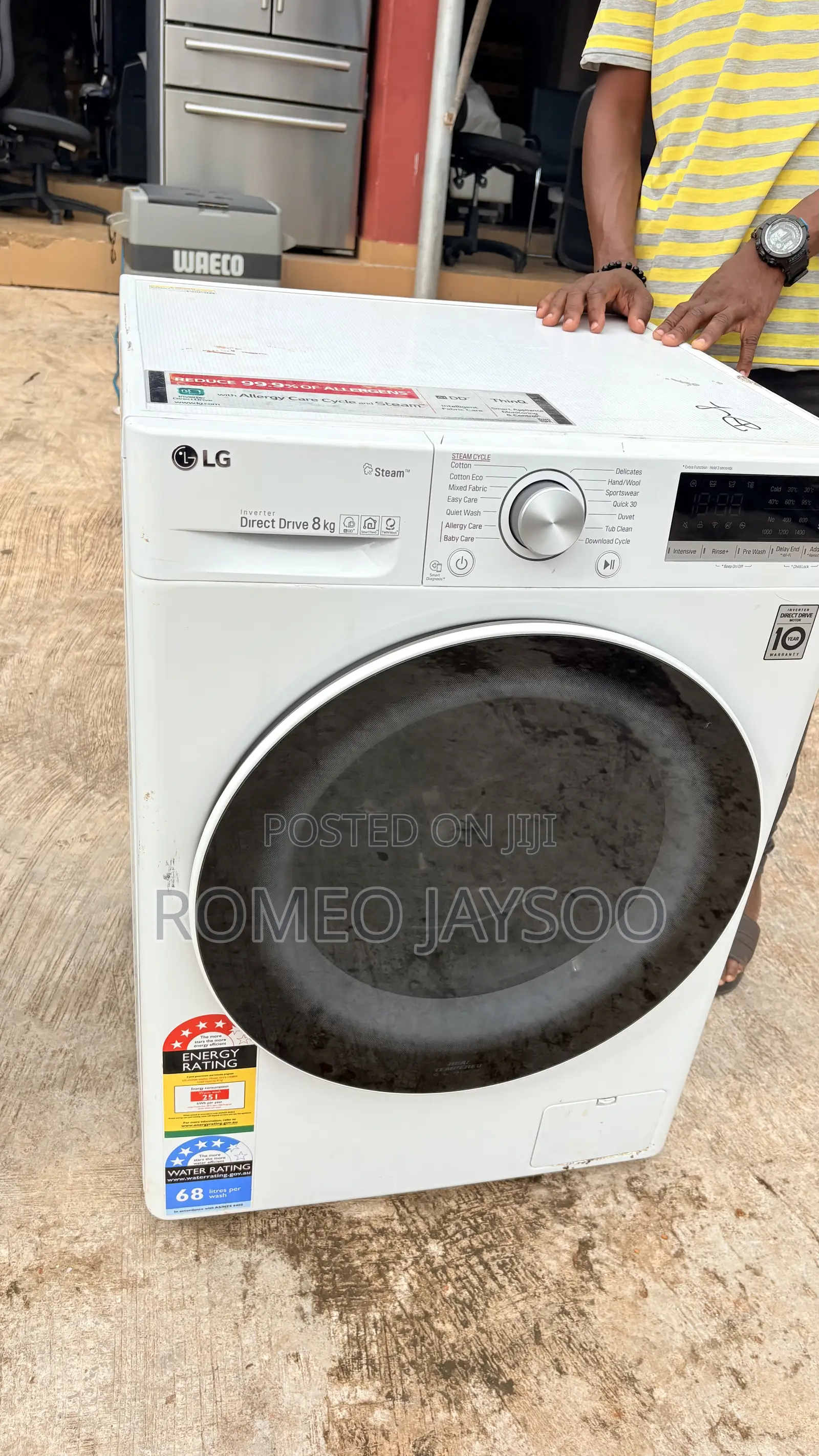 Lg 8kg Ai Wifi Washing Machine