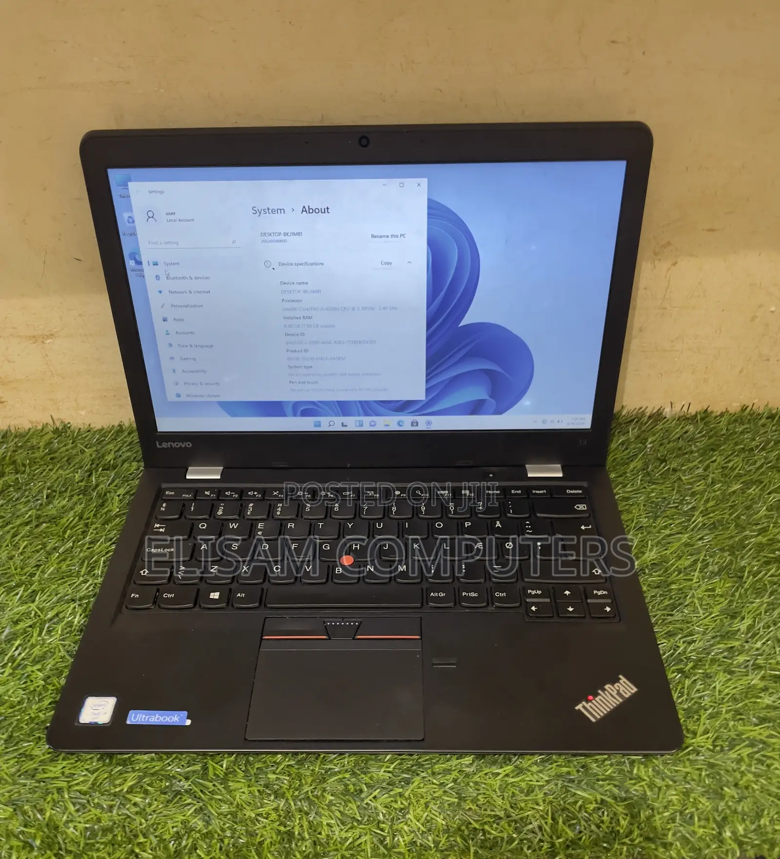 Laptop Lenovo 8GB Intel Core i5 SSD 256GB