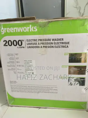 Greenworks 2000 Psi Electric Pressure Washer / Car Washer