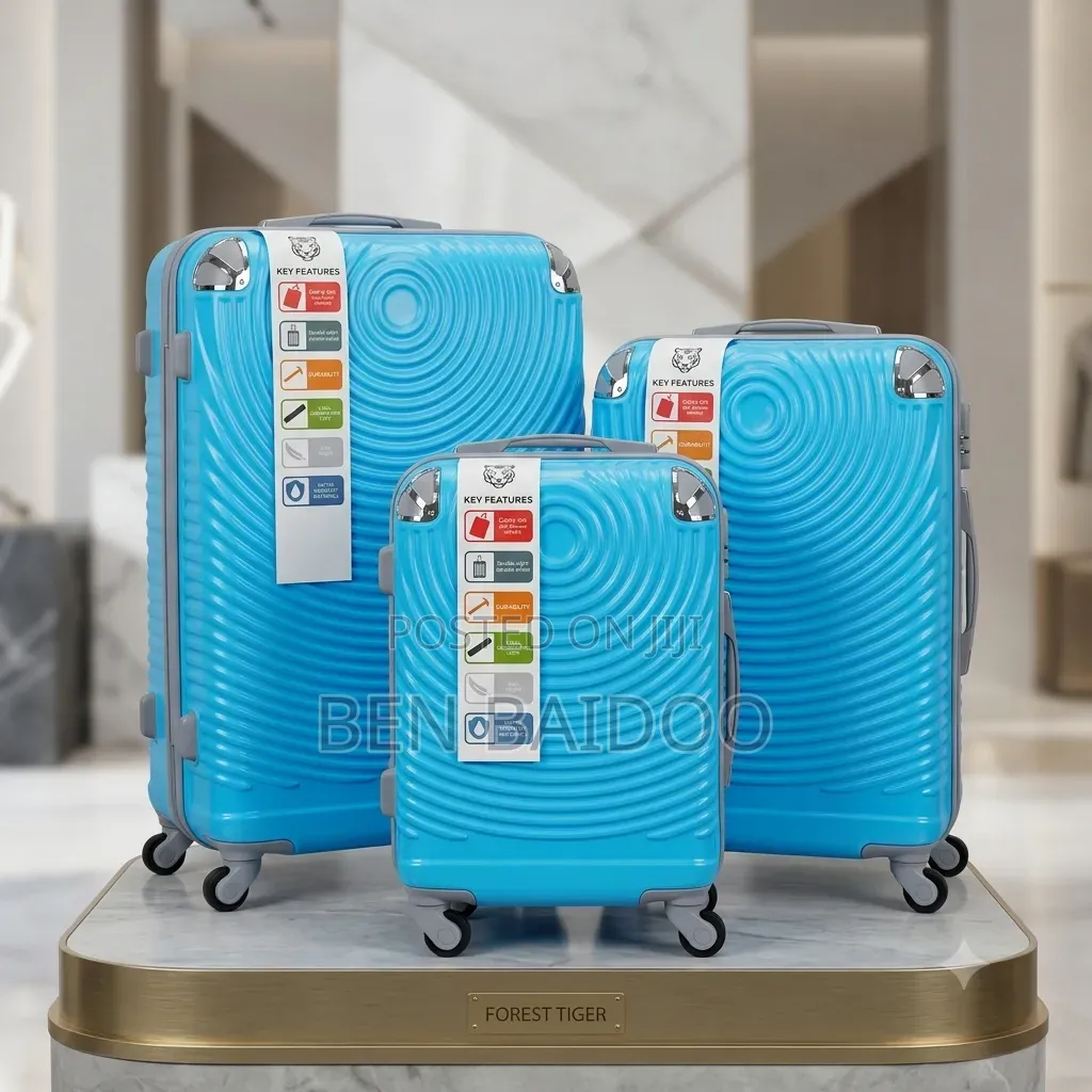 Plastic Travelling Bags 3 Piece(Travel With Comfort)