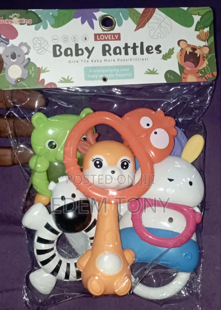 Lucky King Lovely Baby Rattles- 8pcs
