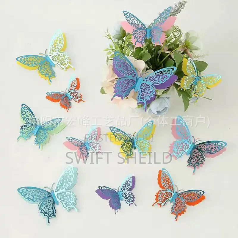 12 Peice Double Wing Butterfly