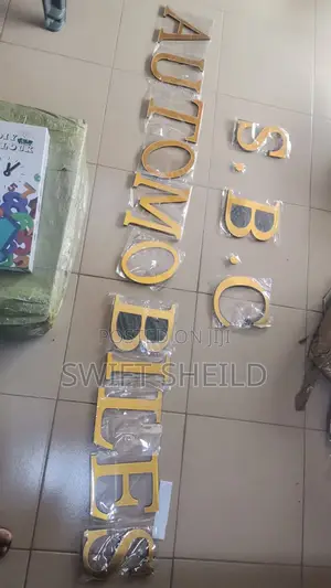 3d Alphabet Stickers