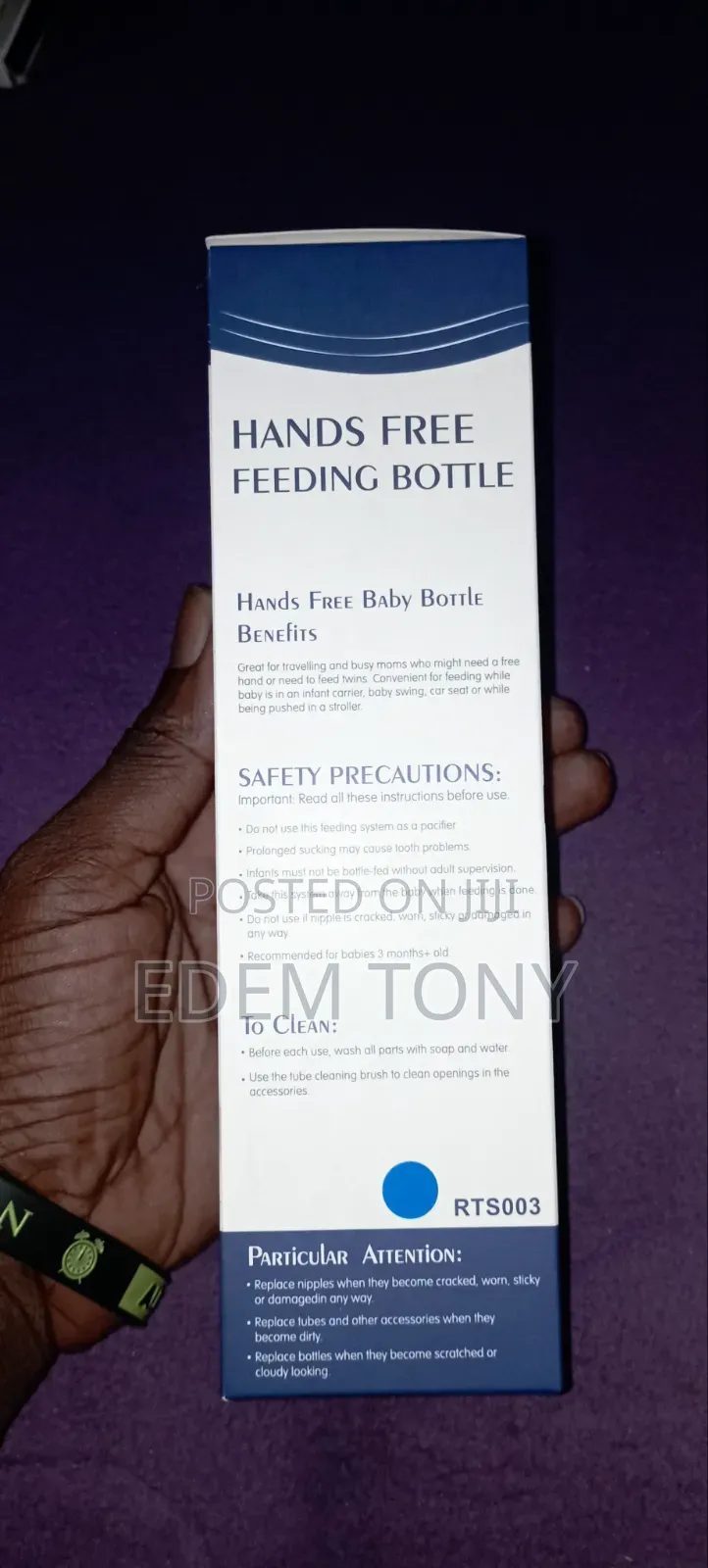 249ml - Hands Free Feeding Bottle