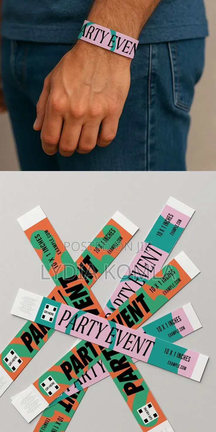 Events Wristbands With Branding
