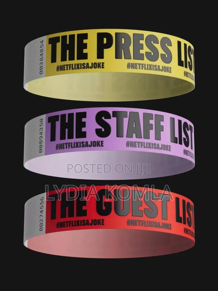 Events Wristbands With Branding