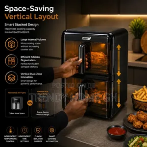 German Plus Dual Zone Smart Air Fryer Oven | 11.6l, 3000w