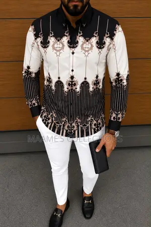 Trendy Long-Sleeve Shirt for Men