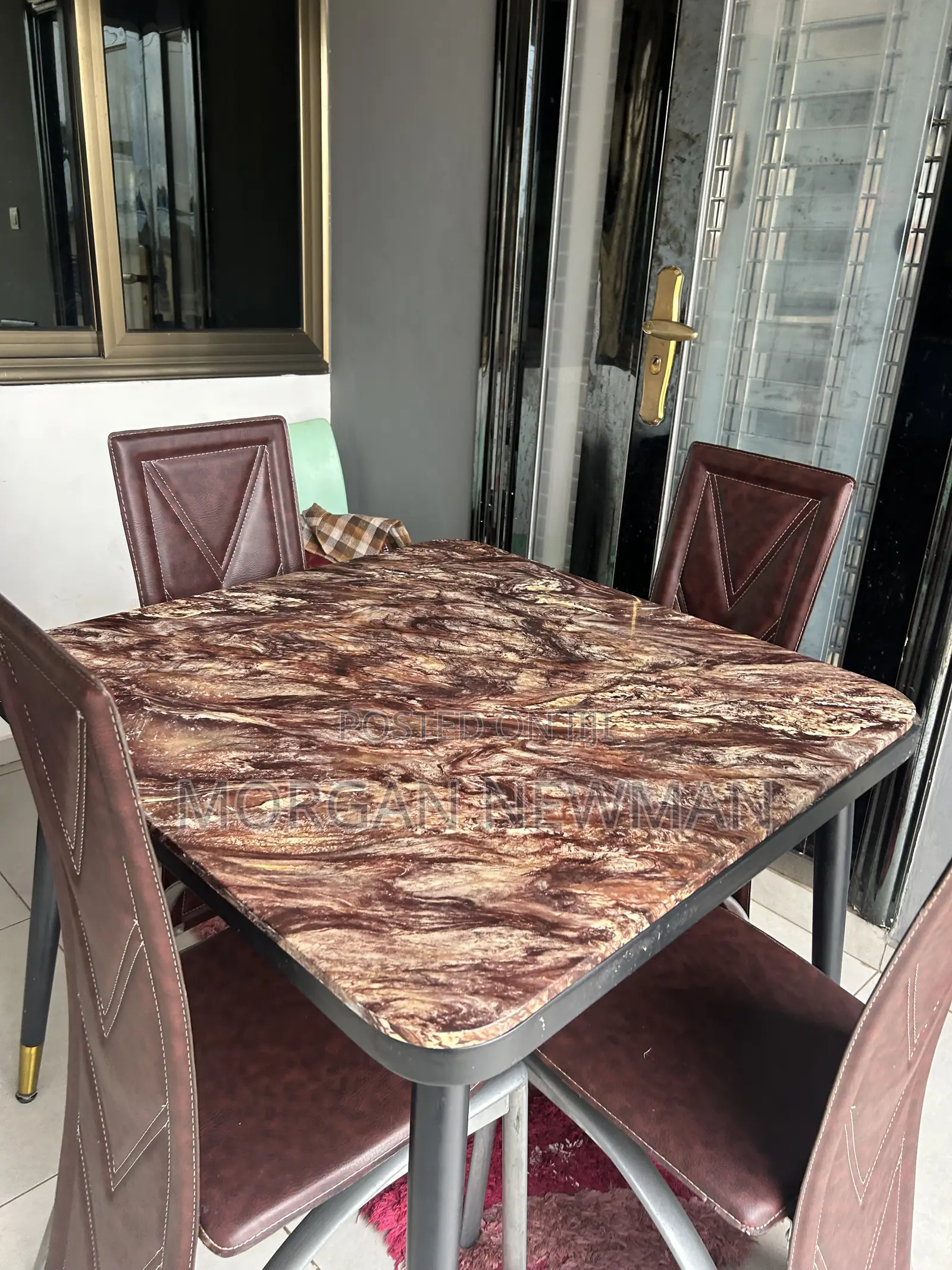 Four Seater Marble Dinning Table