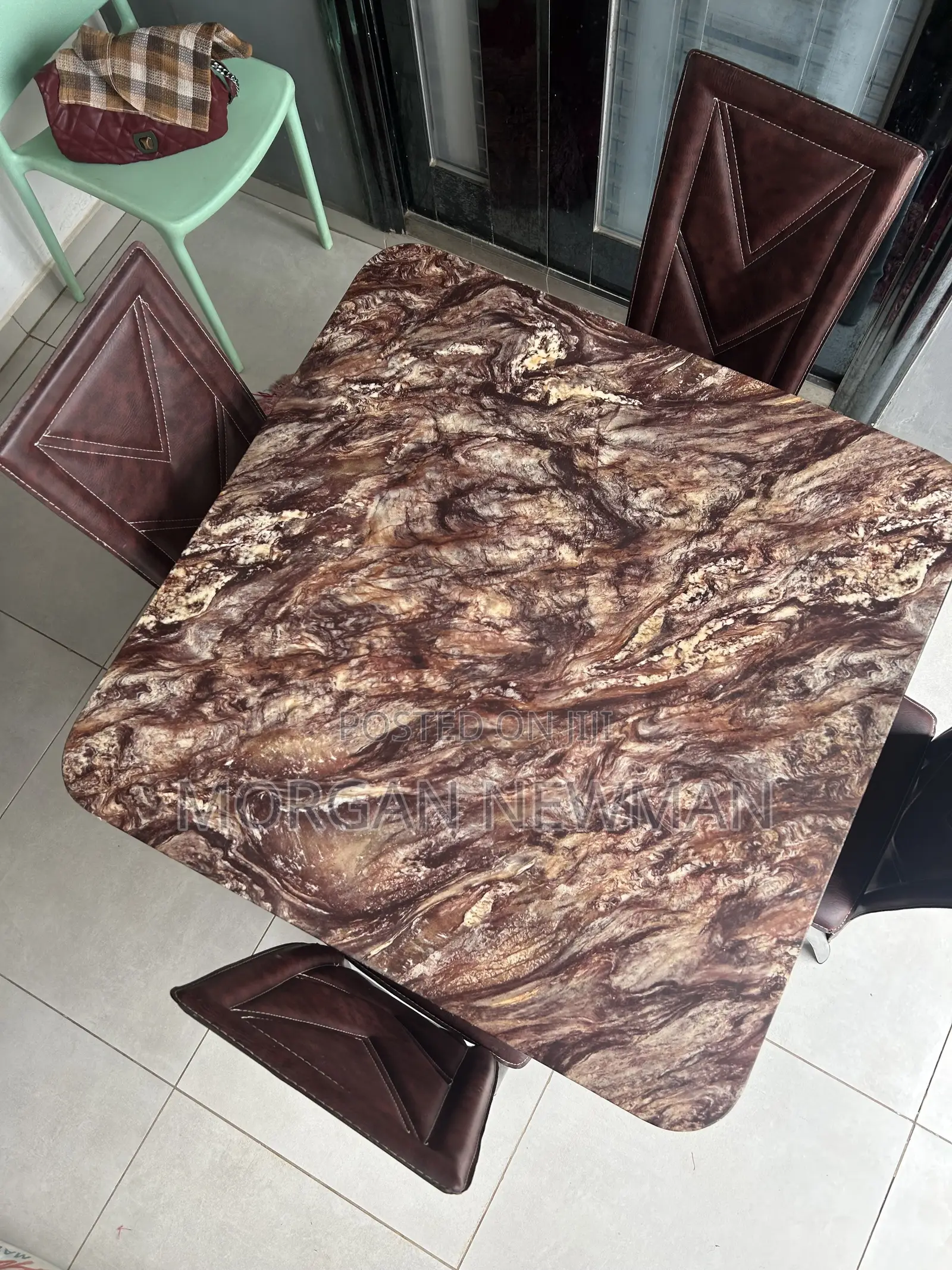Four Seater Marble Dinning Table