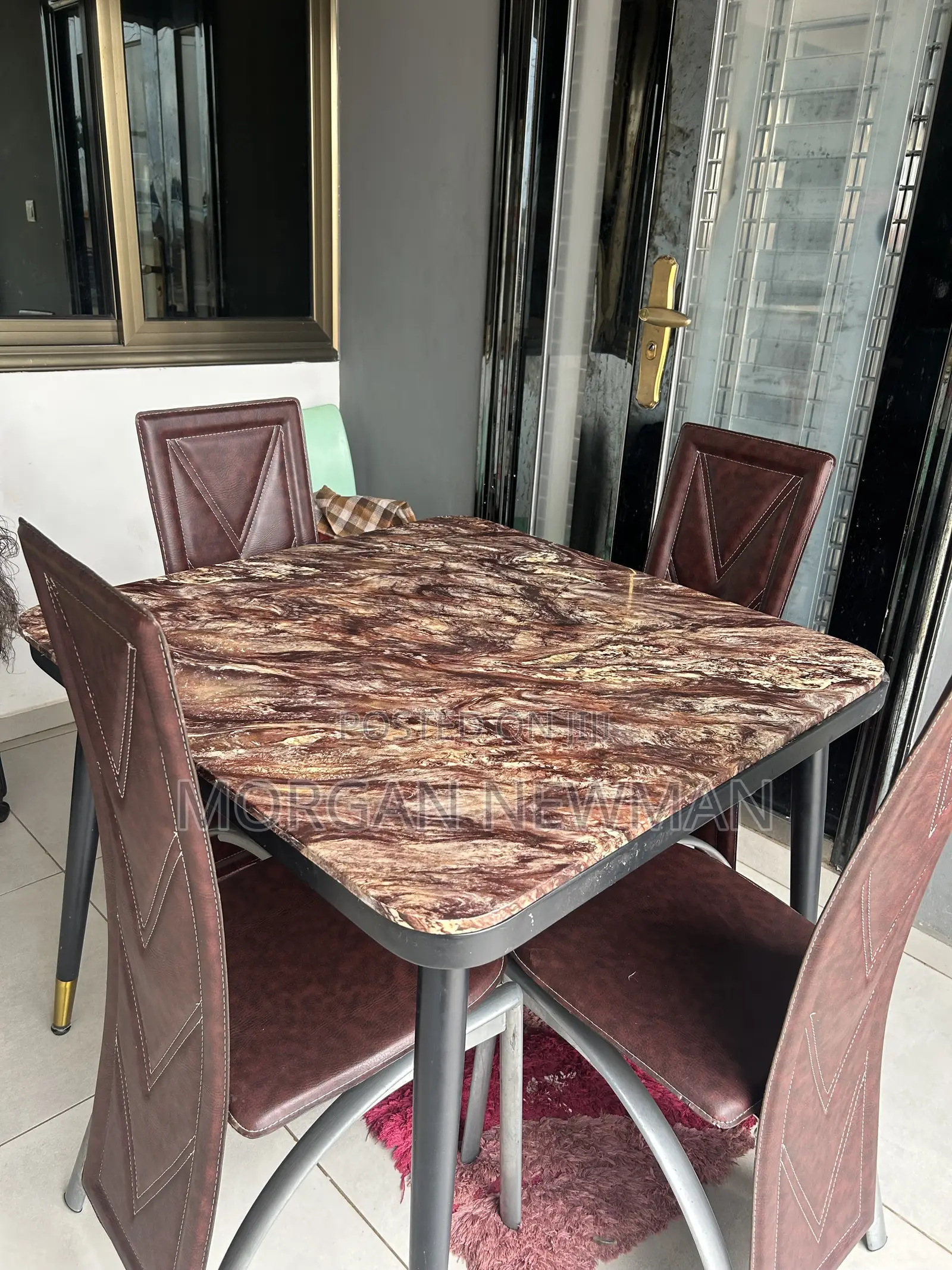Four Seater Marble Dinning Table
