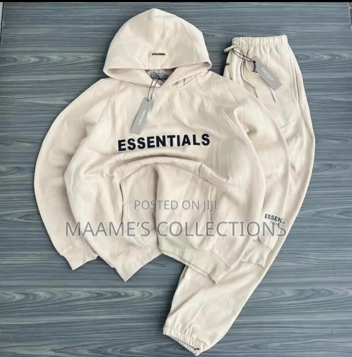 Essentials Unisex Fashion Hoodies Top and Down Set