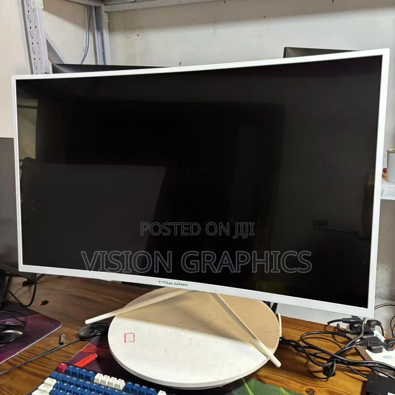 Titan Army 40inches Curve Gaming Monitor With Led Back Lights 165hz