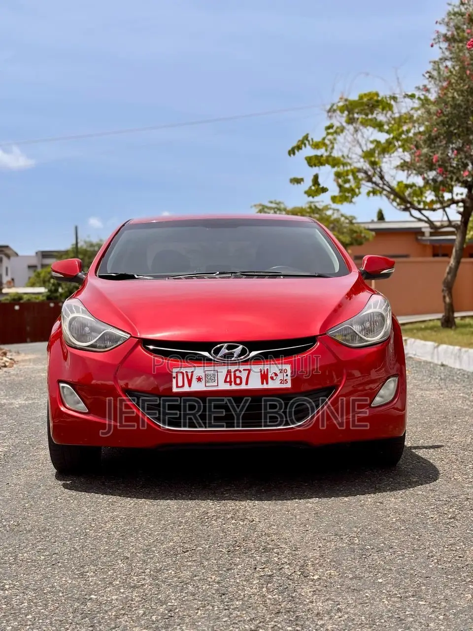 Hyundai Elantra 2013 Red
