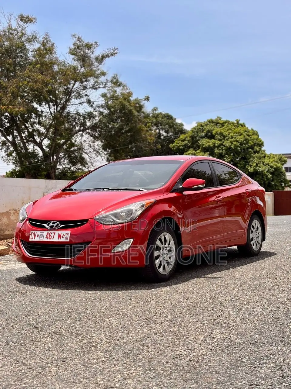 Hyundai Elantra 2013 Red