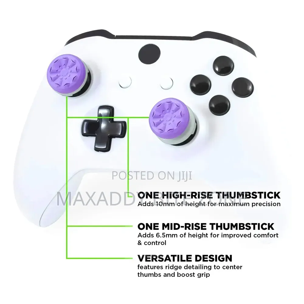 2pcs Silicone Thumb Grip for P5/ P4, for P5 Joystick Booster Caps,