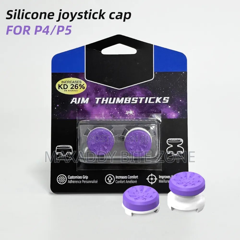 2pcs Silicone Thumb Grip for P5/ P4, for P5 Joystick Booster Caps,