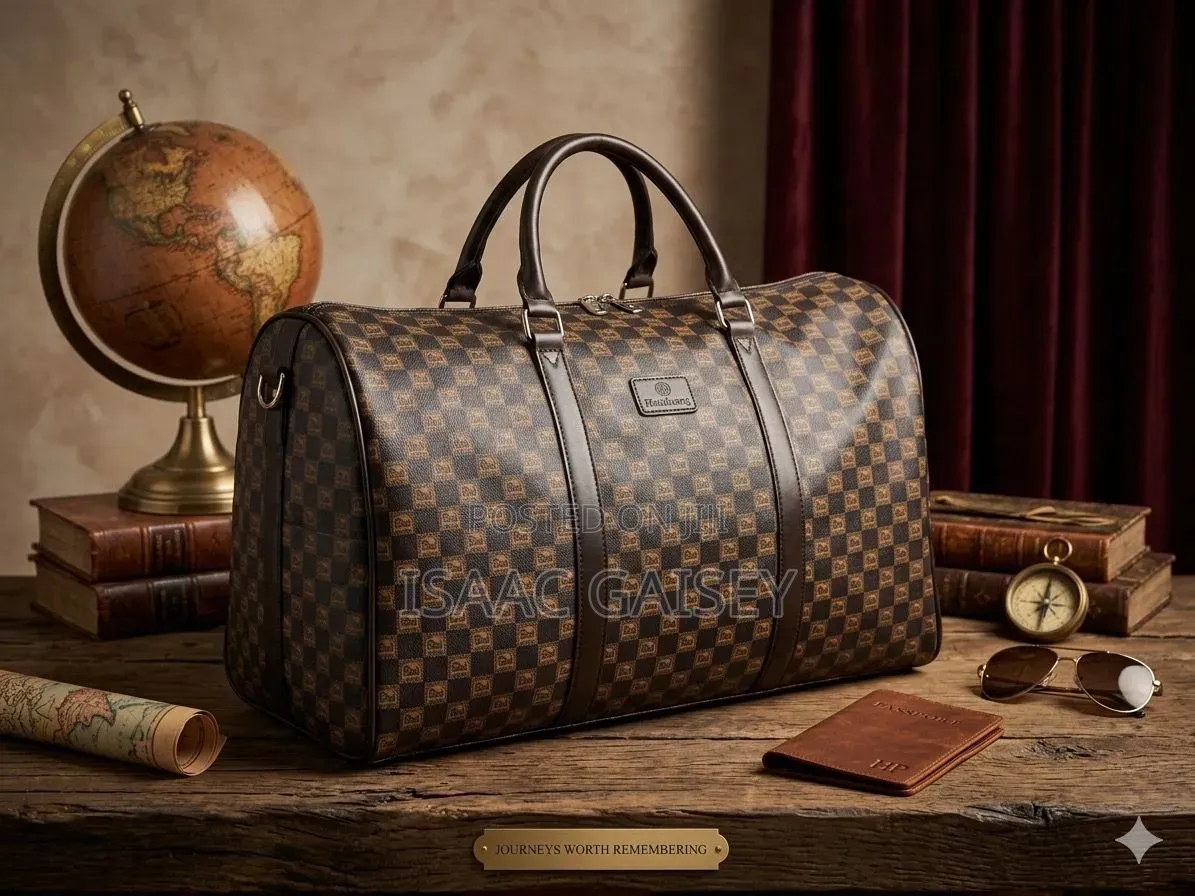 Classy Leather Unisex Duffel Bags