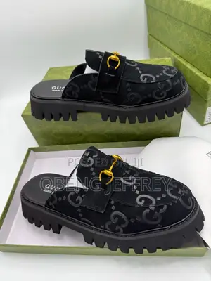Original Gucci Clogs (Half Shoe) Black in Varieties