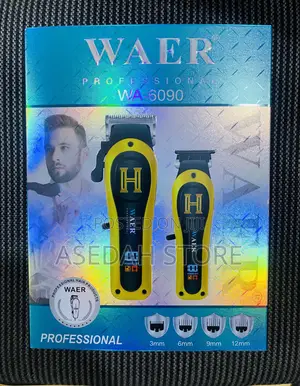 Waer Commercial 2 in 1 Rechargeable Clipper