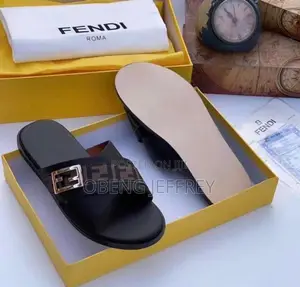 Original Fendi Men’S Crisscrossed Slippers in Varieties