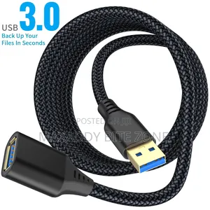 Laihonen Nylon Braided Usb 3.0 Male To Female High Speed Transmission