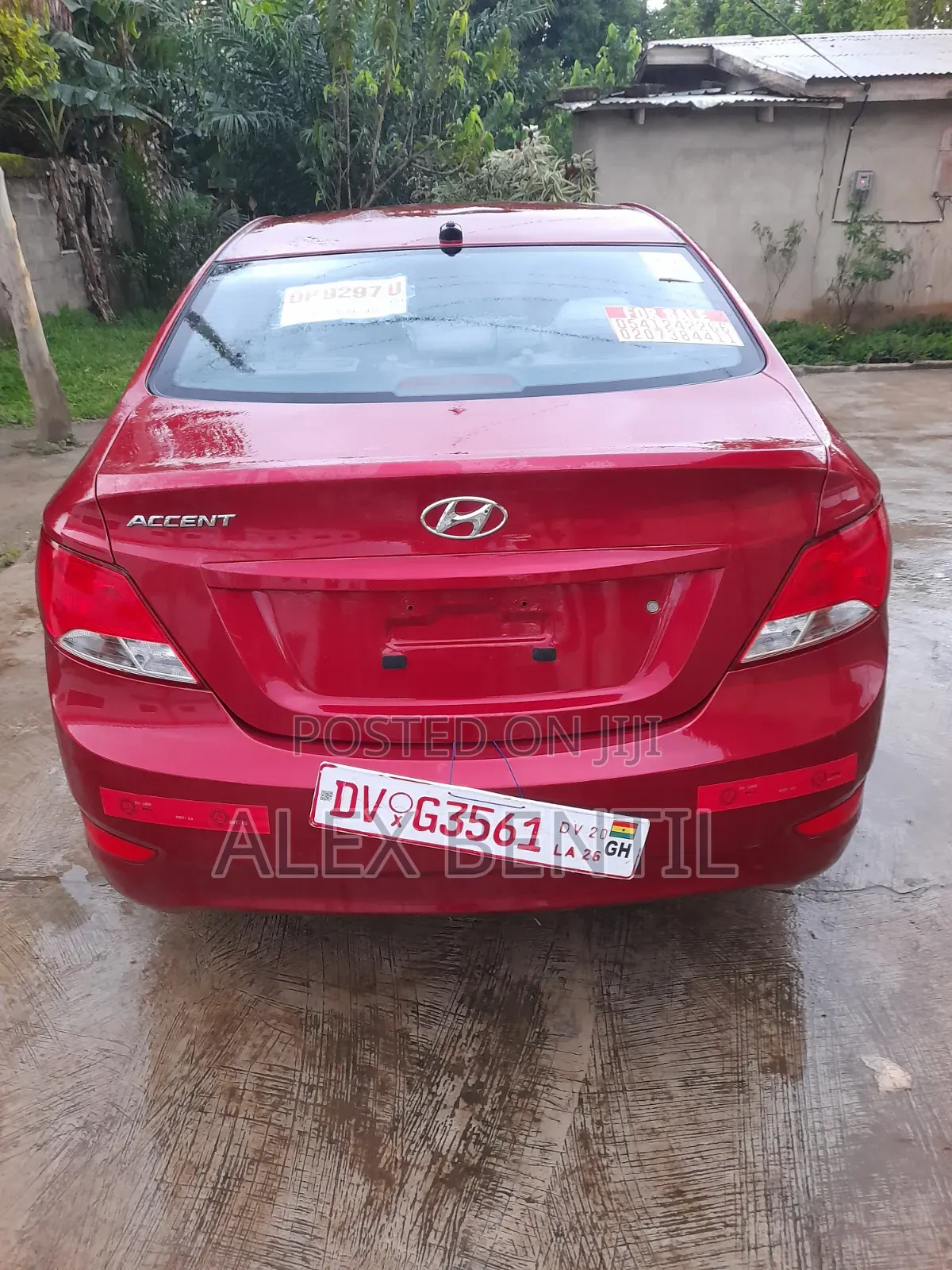 Hyundai Accent 2016 Red
