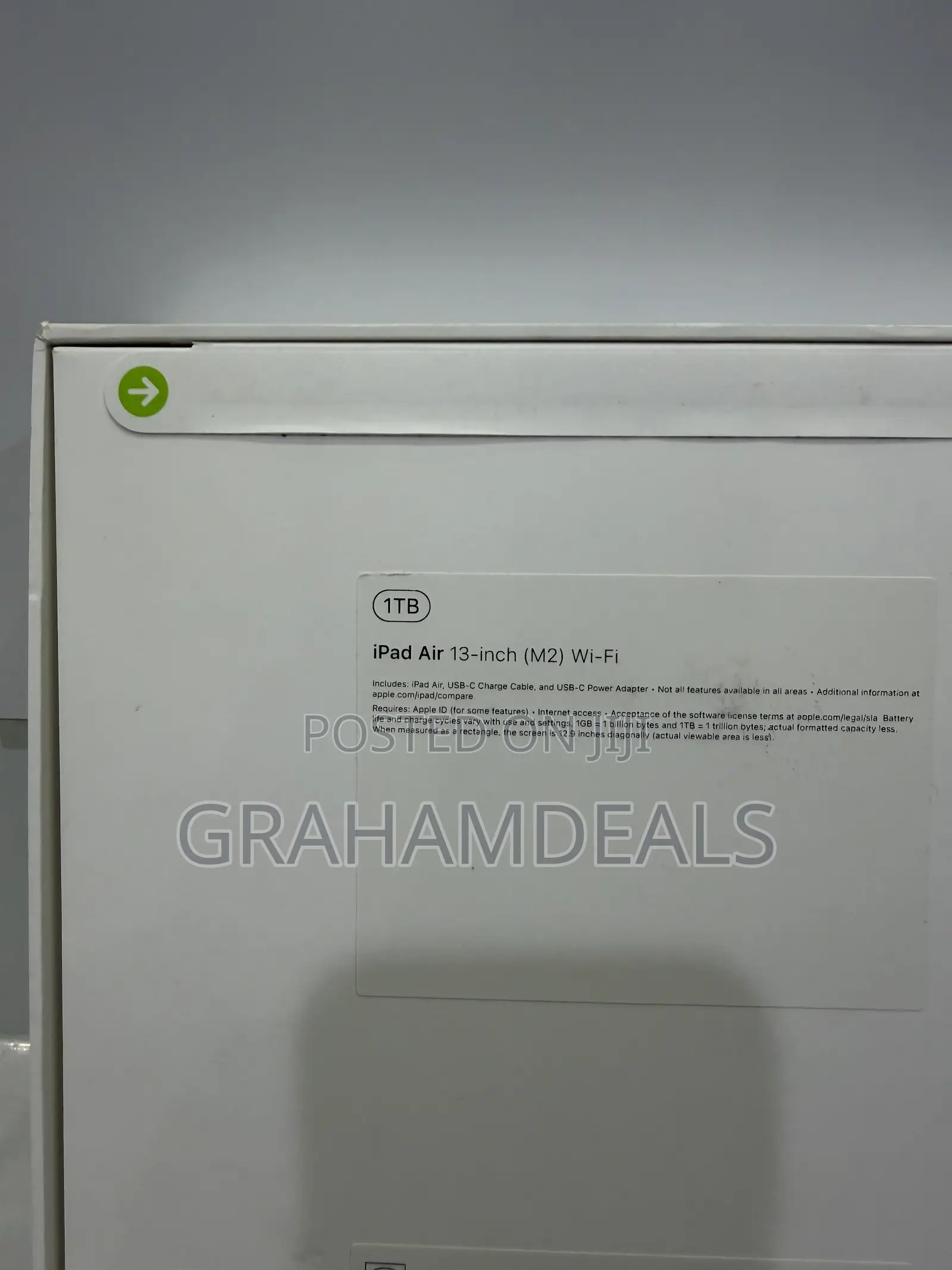 New Apple iPad Air 13 (2024) 1 TB Gray