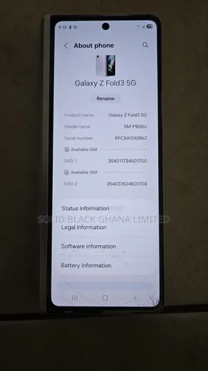 Samsung Galaxy Z Fold 3 256 GB Silver