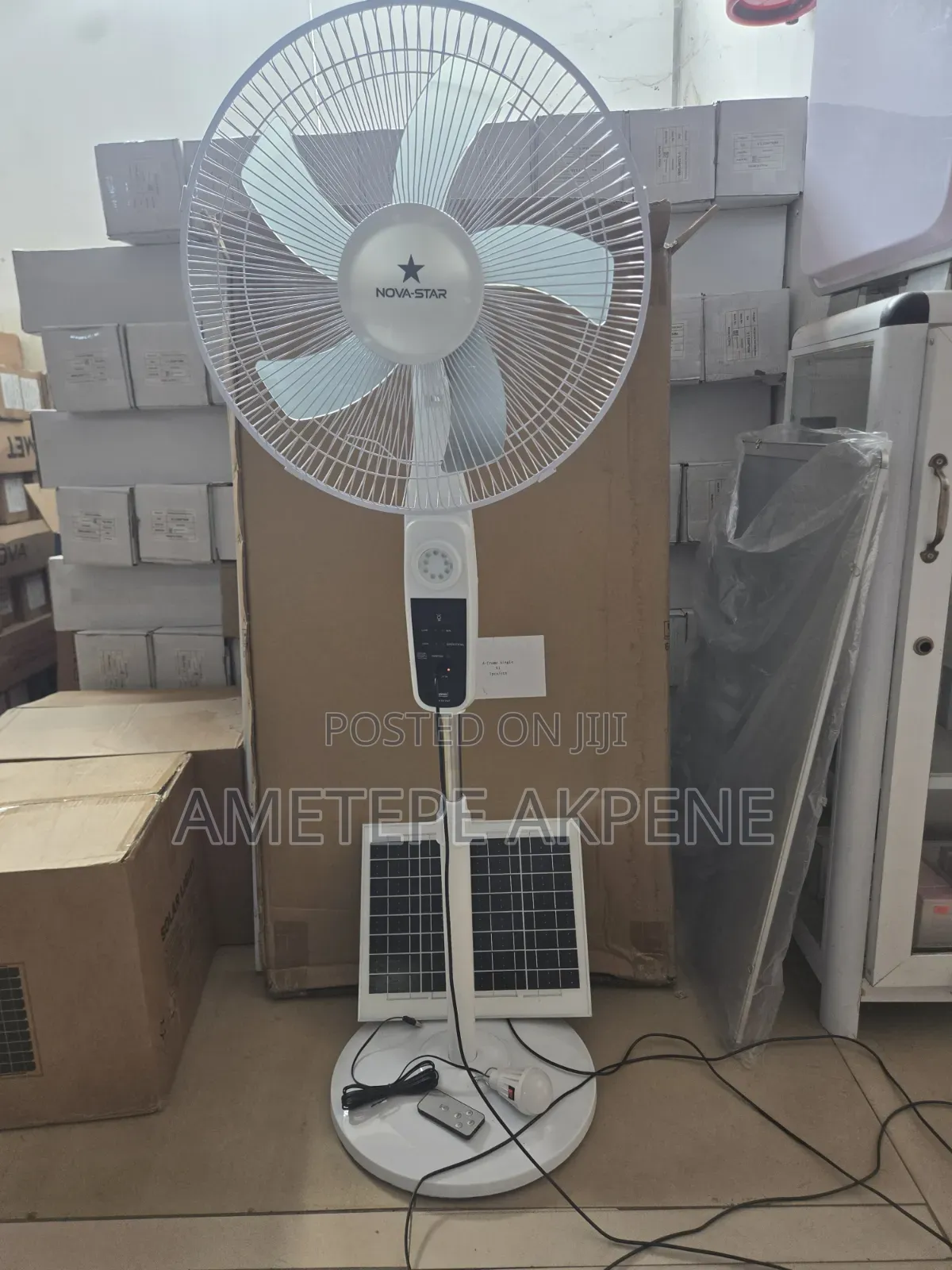 Solar Chargeable Fan
