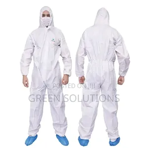 Protective Disposable Coverall Suite