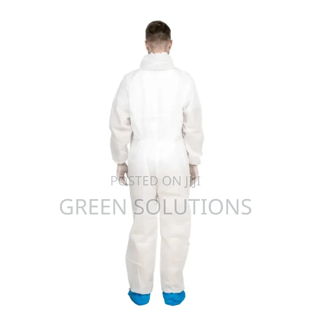 Protective Disposable Coverall Suite