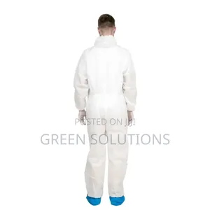 Protective Disposable Coverall Suite