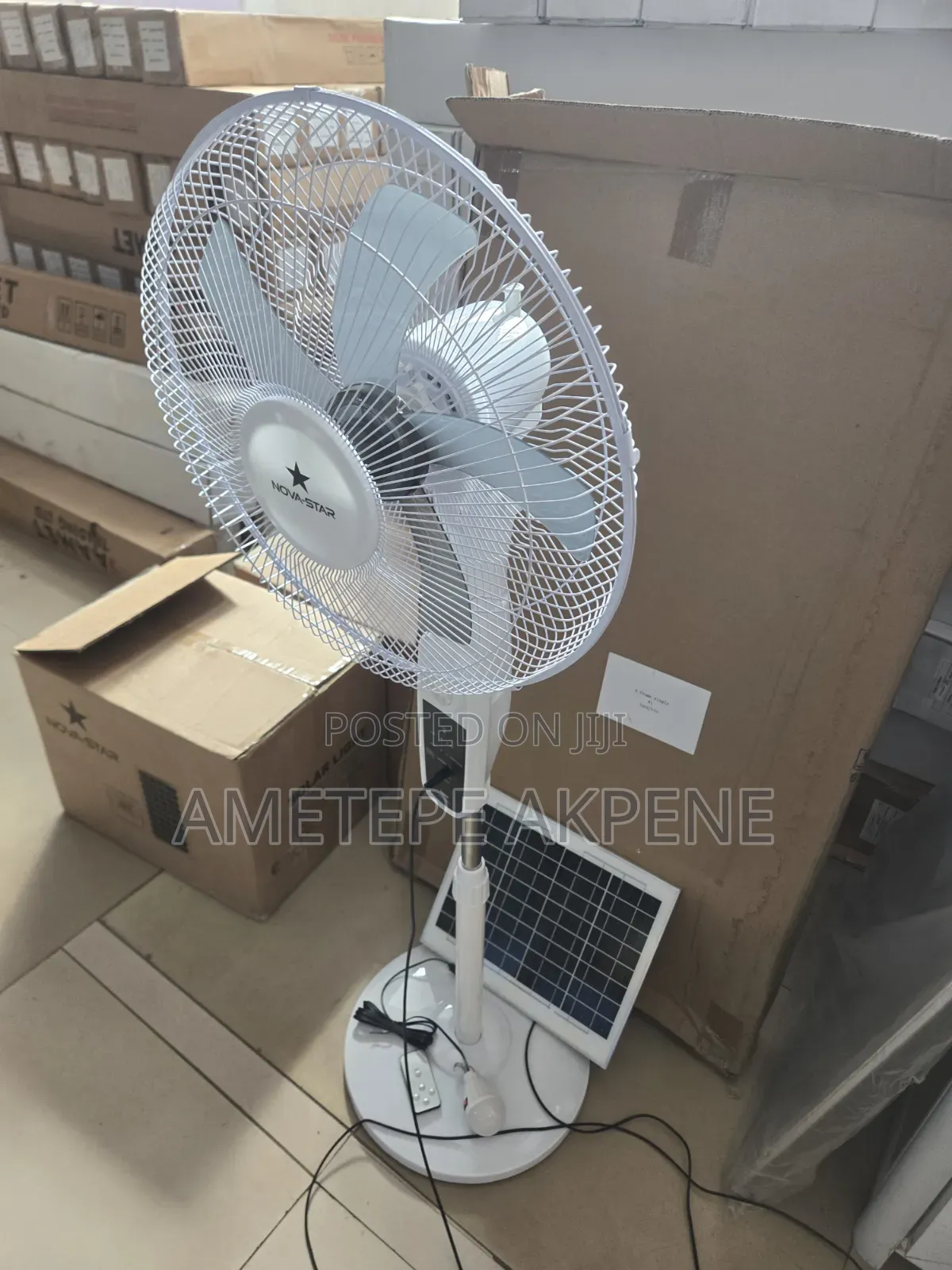 Solar Chargeable Fan