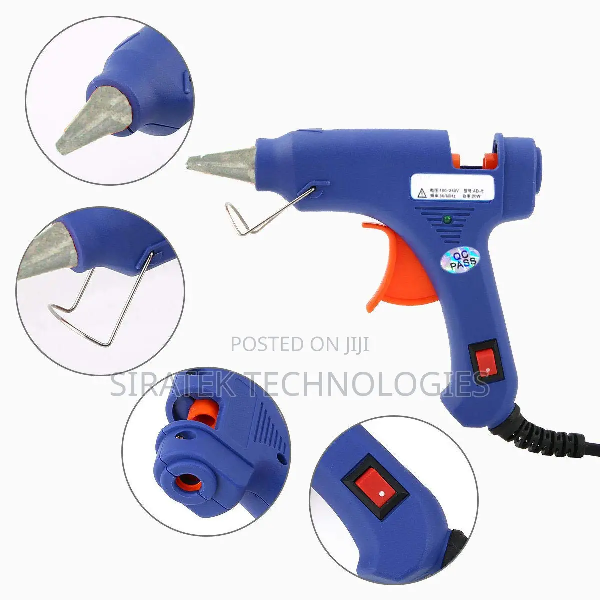 Upgraded Mini Hot Melt Glue Gun