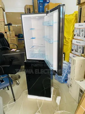 R600a Nasco 196 Liters Black Refrigerator