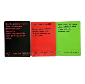 Risk It or Drink It Party Card Game